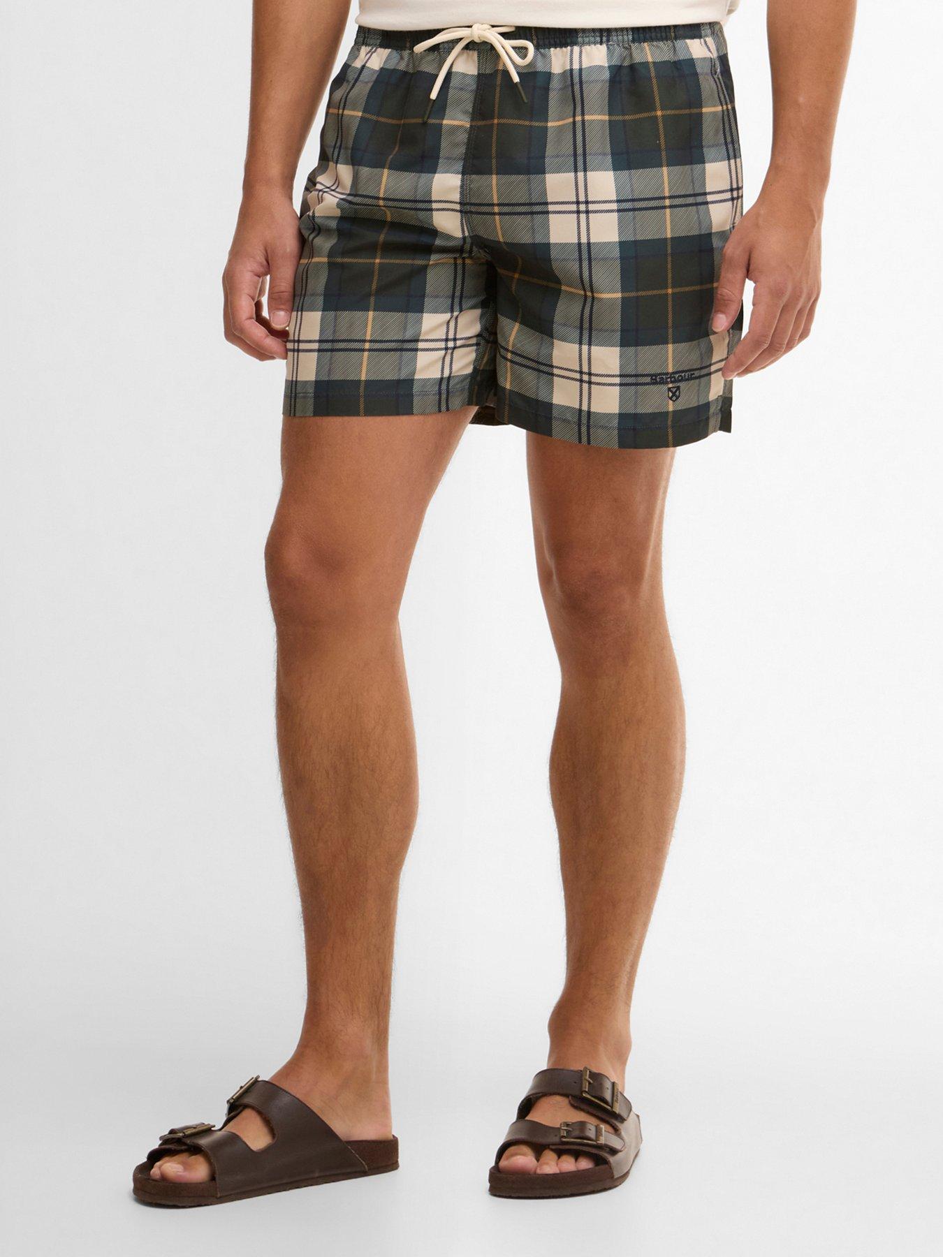 Barbour Staple Tartan Swim Shorts - Dark Multi