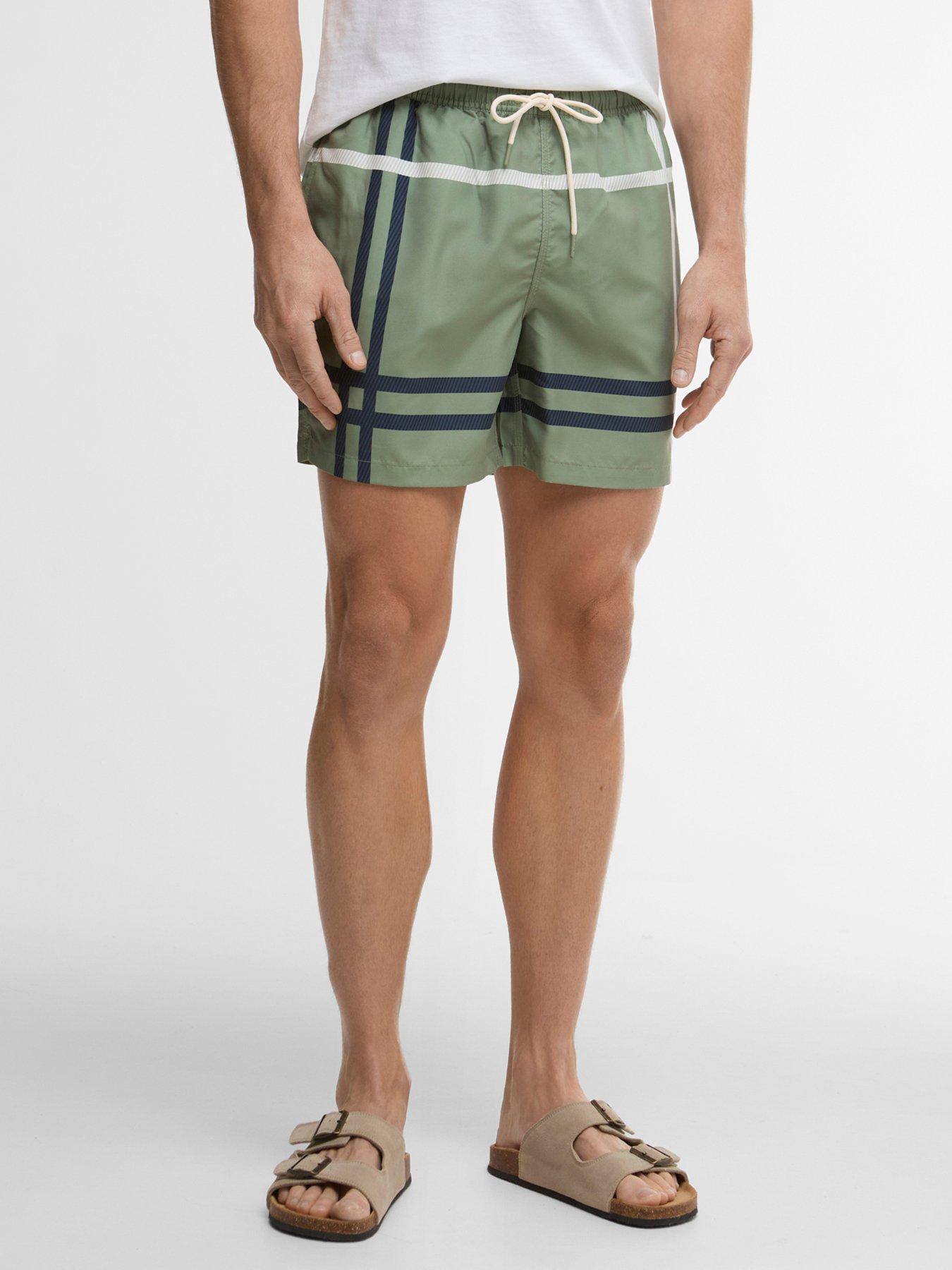 Barbour Twain Tartan Swim Shorts - Green