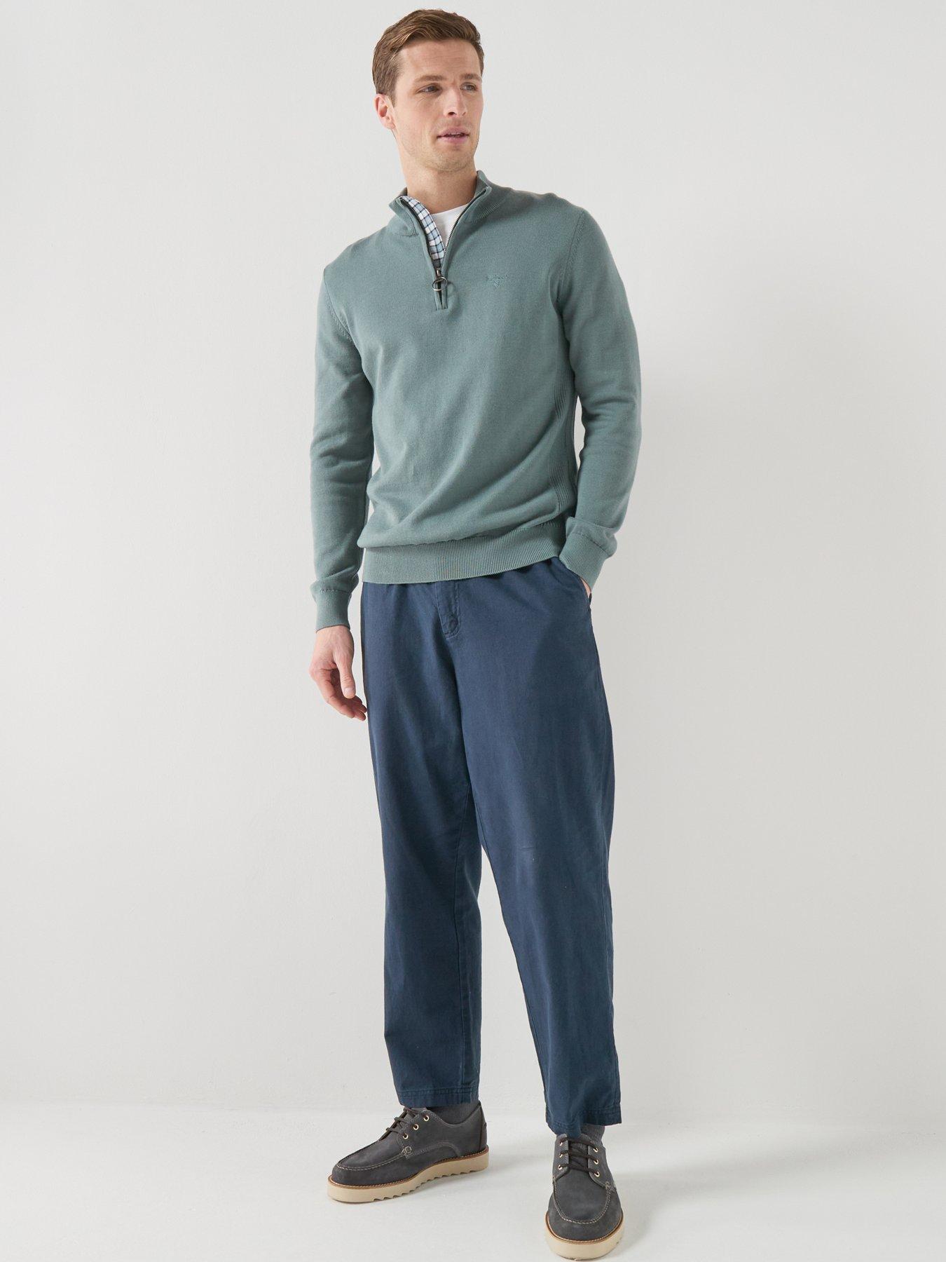 barbour-cotton-half-zip-knitted-jumper-aquaback