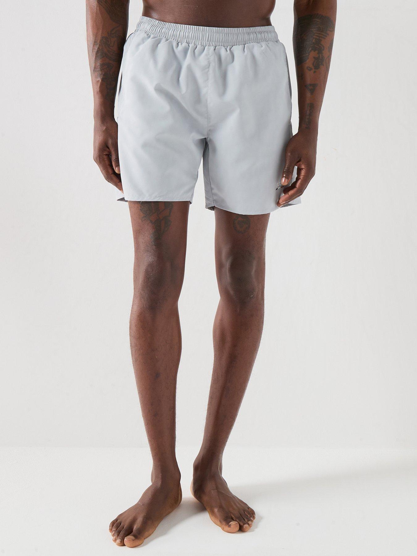Image 1 of 6 of BOSS Swordfish Swim Shorts - Light Grey