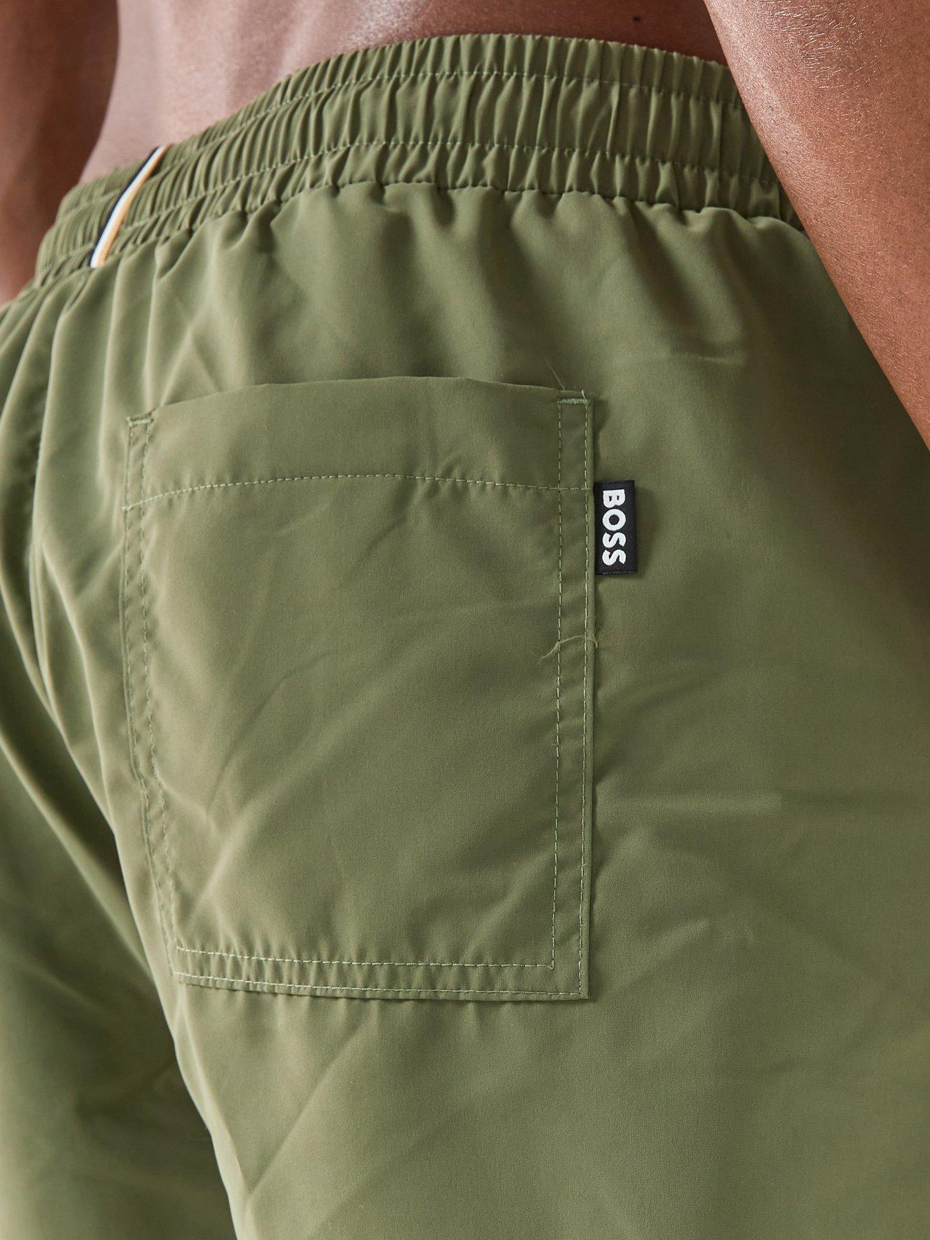 boss-swordfish-swim-shorts-dark-greendetail