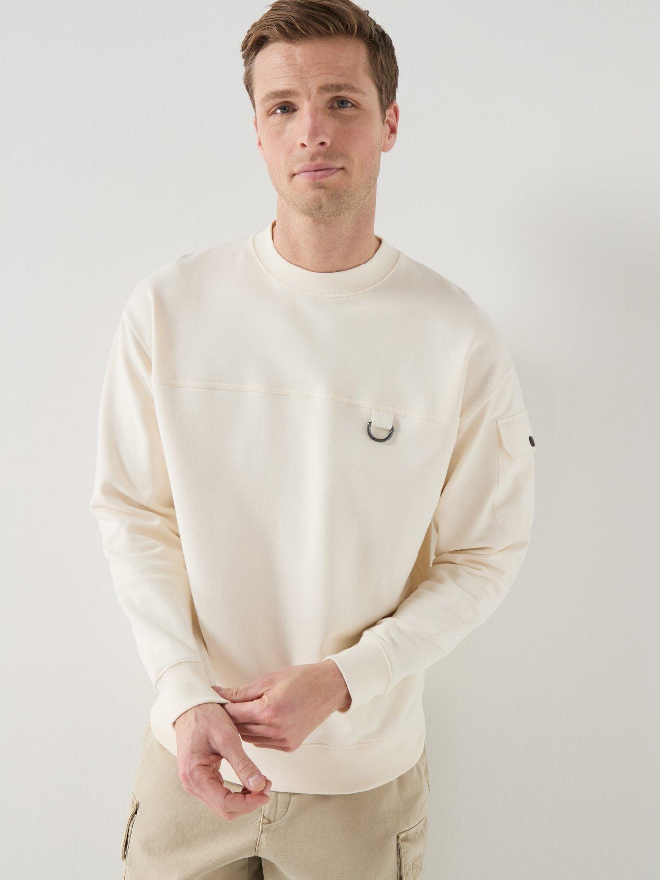 barbour-ardgill-crewneck-oversized-sweatshirt-creamfront