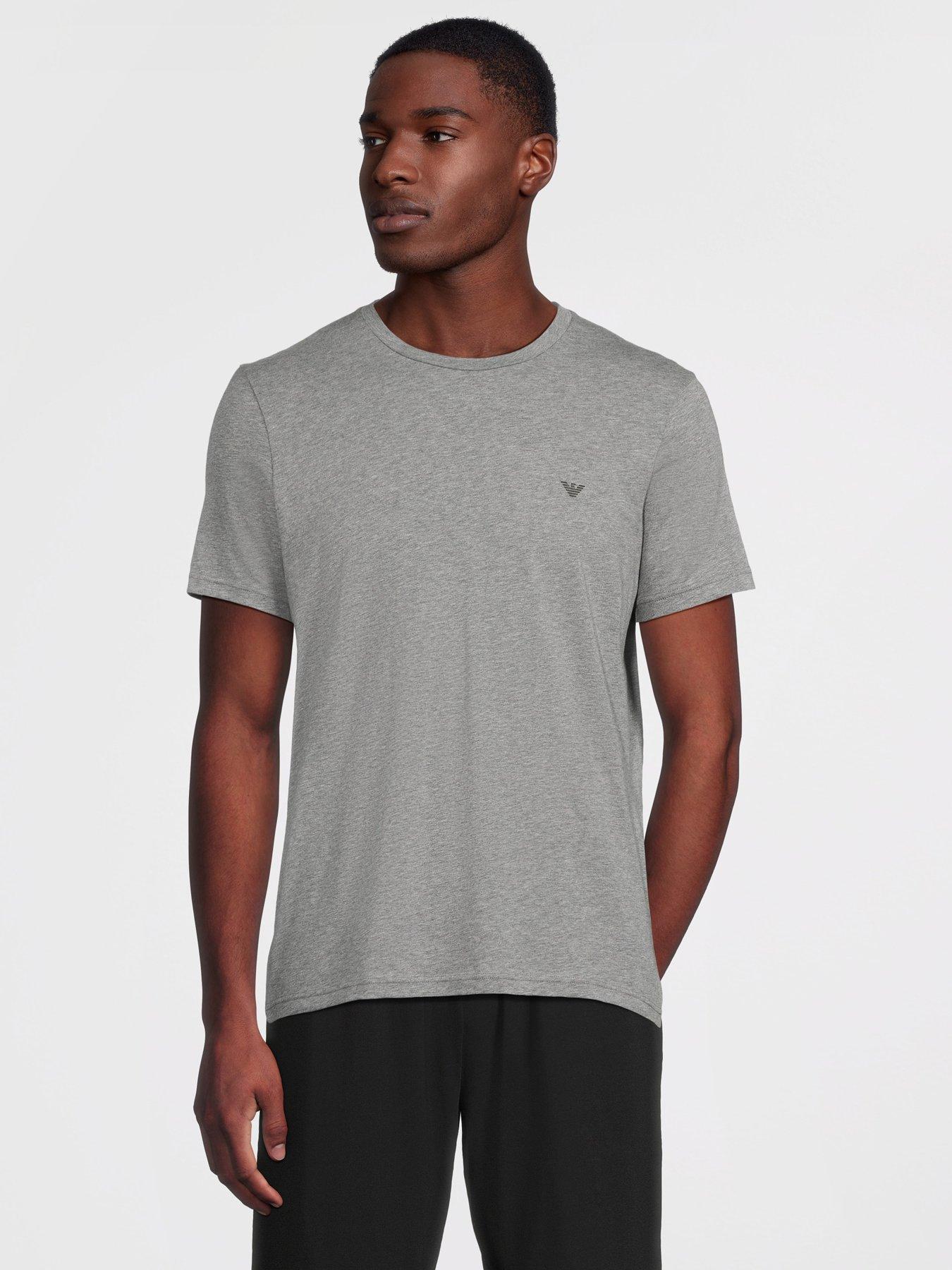 Image 2 of 5 of Emporio Armani Bodywear Endurance 2 Pack Crew Neck T-Shirt - Multi