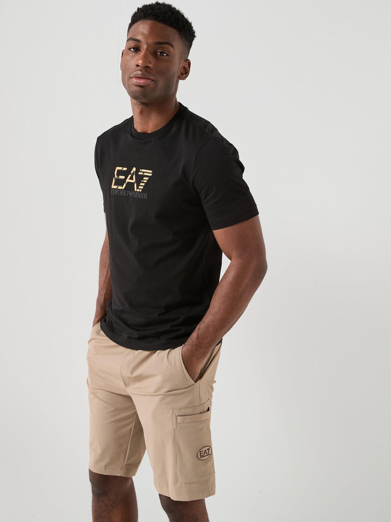 Image 6 of 6 of EA7 Emporio Armani Golf Pro Cargo Shorts - Light Brown