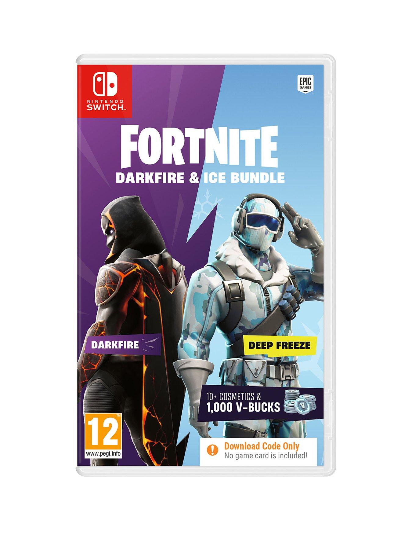 Image 1 of 7 of Nintendo Nintendo Switch Fortnite - Darkfire &amp; Ice Bundle (Code in Box)