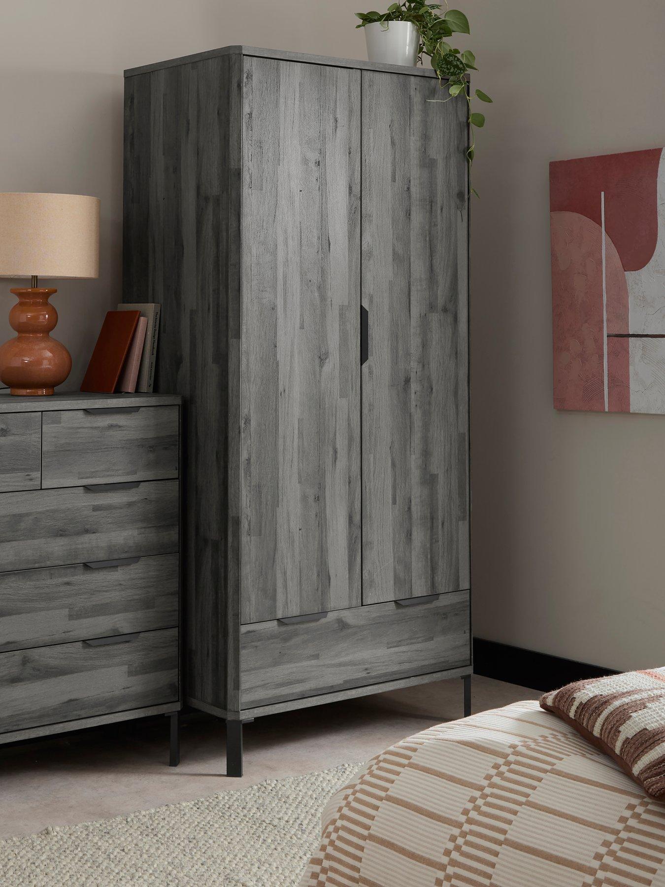very-home-harlem-2-door-wardrobe-black-oaknbsp--fscreg-certifiedfront