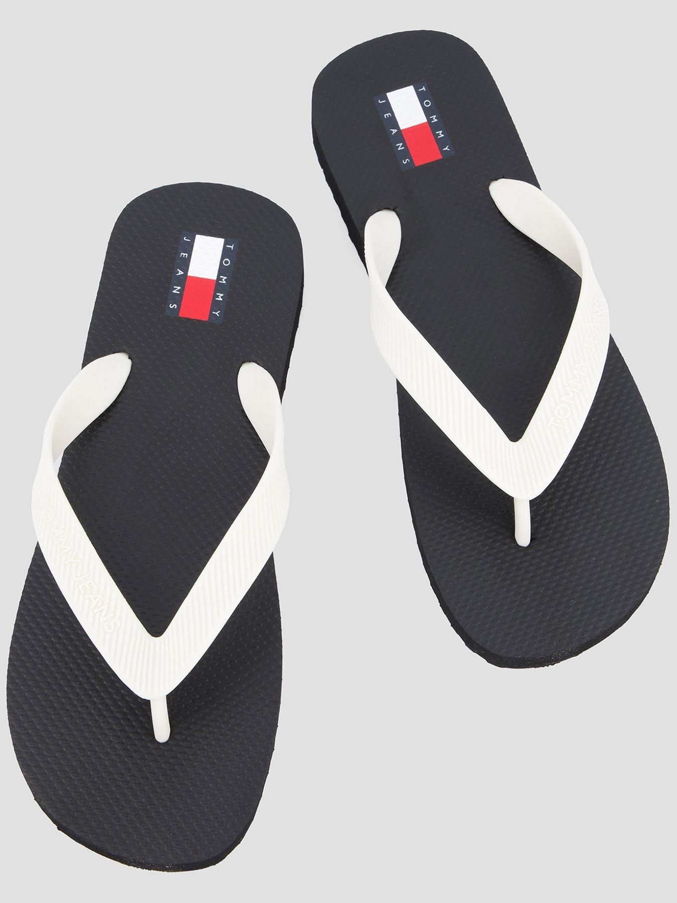 Image 2 of 6 of Tommy Jeans Tjw Logo Summer Sandal - Black