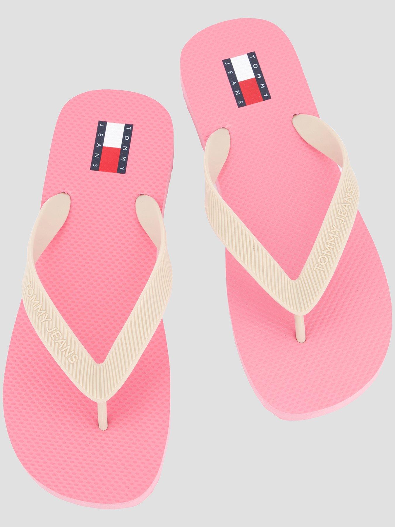Image 3 of 7 of Tommy Jeans Logo Summer Sandals - Pink