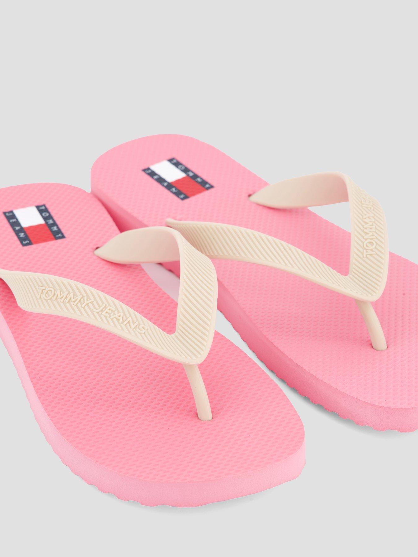 Image 5 of 7 of Tommy Jeans Logo Summer Sandals - Pink