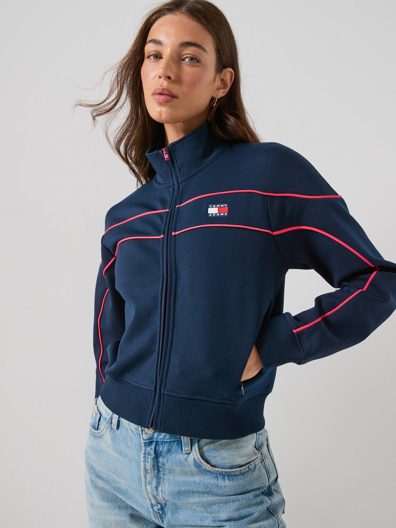 Image 5 of 6 of Tommy Jeans Zip Thru Hoodie - Navy