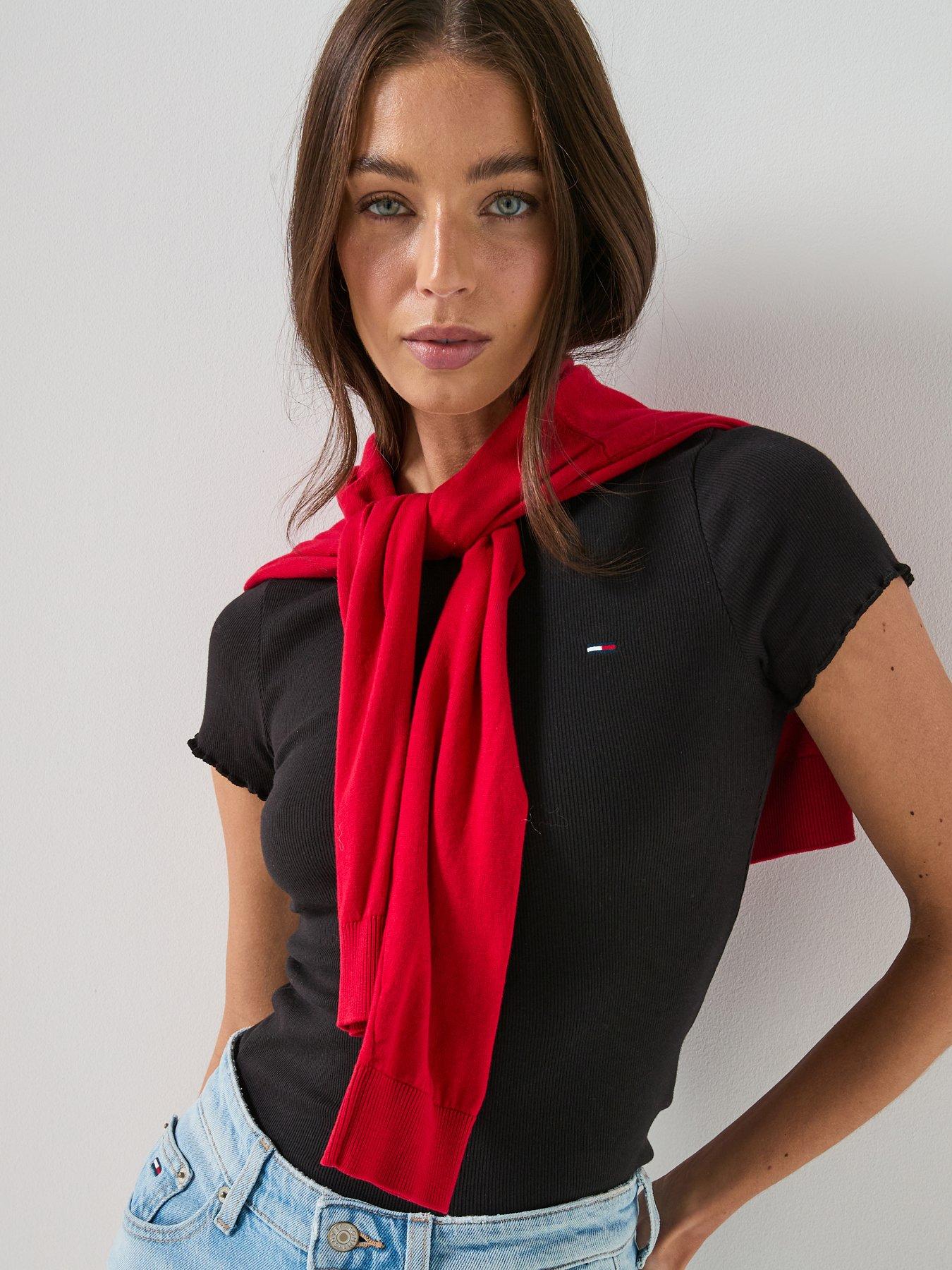 tommy-jeans-short-sleeve-rib-topoutfit