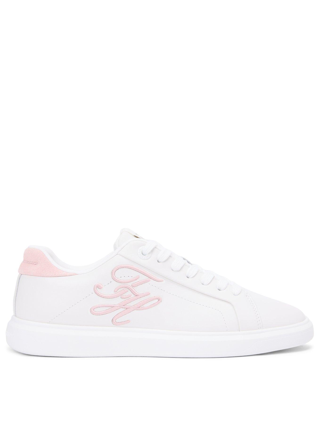 tommy-hilfiger-th-icon-court-script-trainers-pinkfront