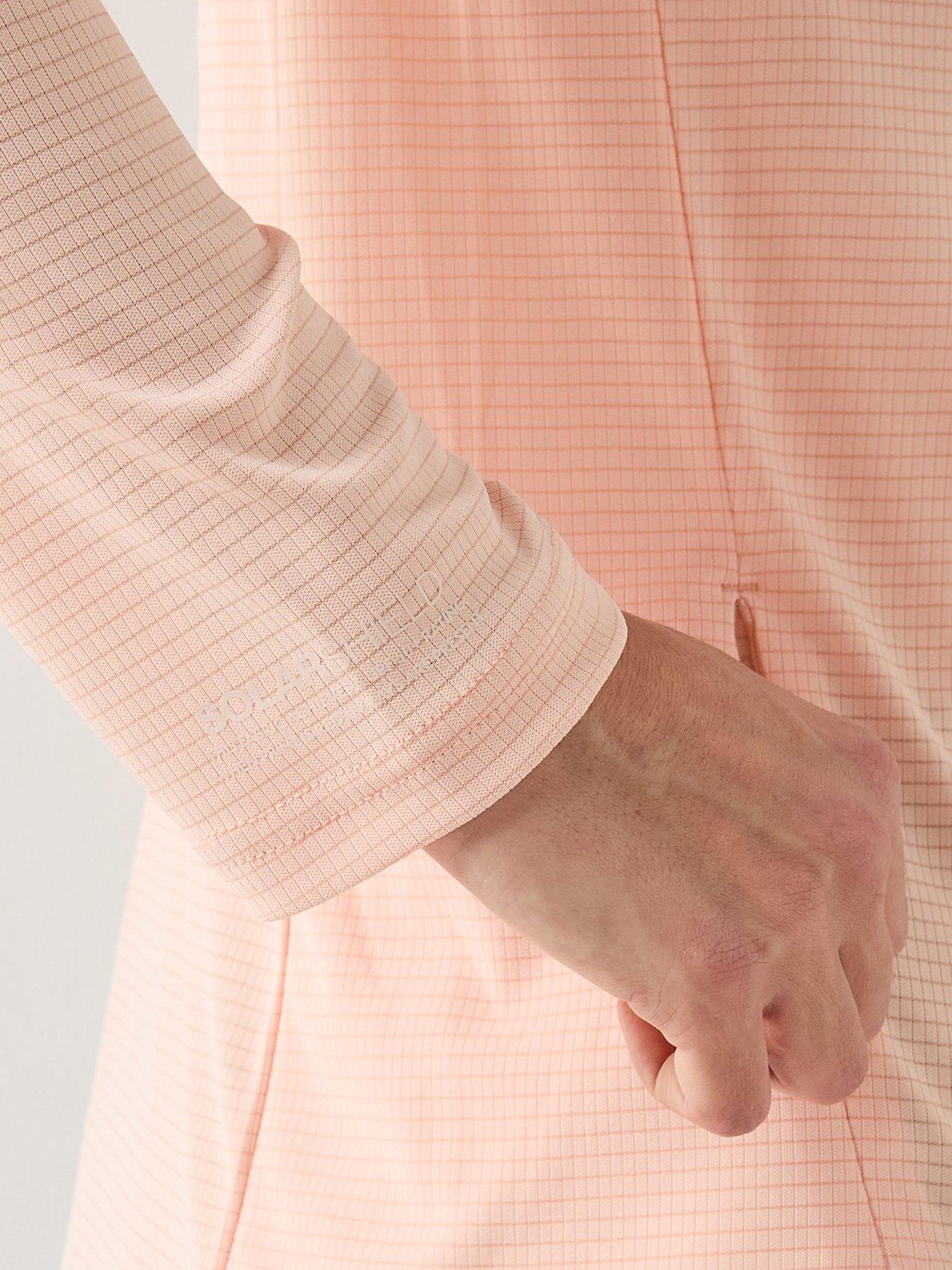 Image 6 of 7 of Craghoppers Womens NosilLife SolarShield Half Zip Top - Pink
