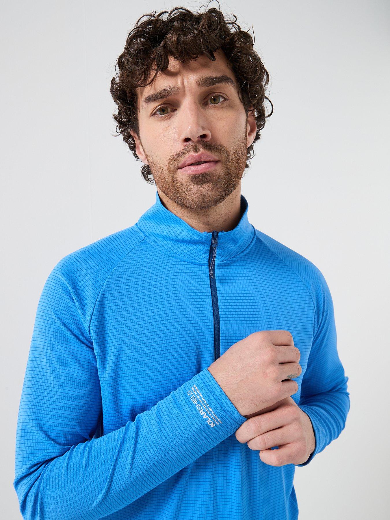 craghoppers-mens-nosilife-solarshield-12-zip-top-blueoutfit