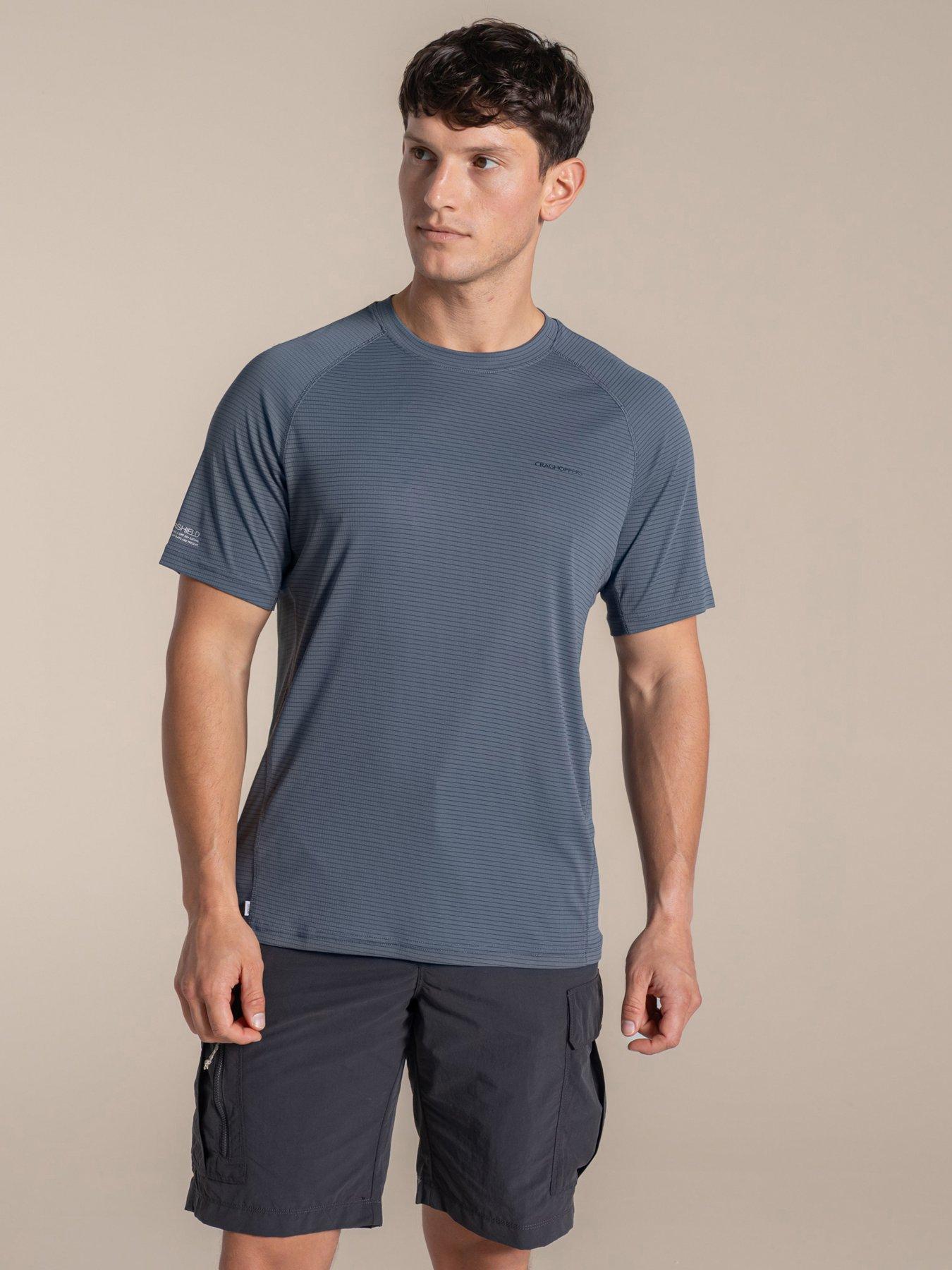 Craghoppers Mens Nosilife Solarshield+ T-shirt - Grey