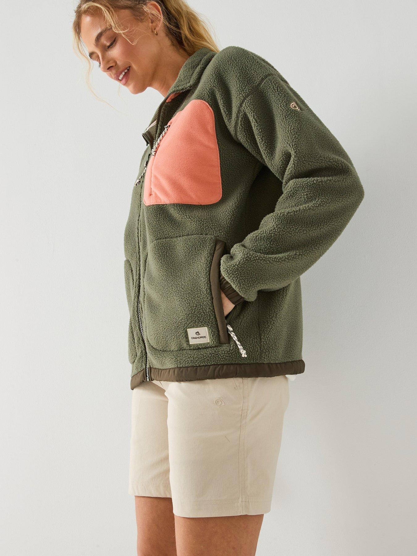 Image 1 of 6 of Craghoppers Womens Sanaa Fleece Jacket - Green
