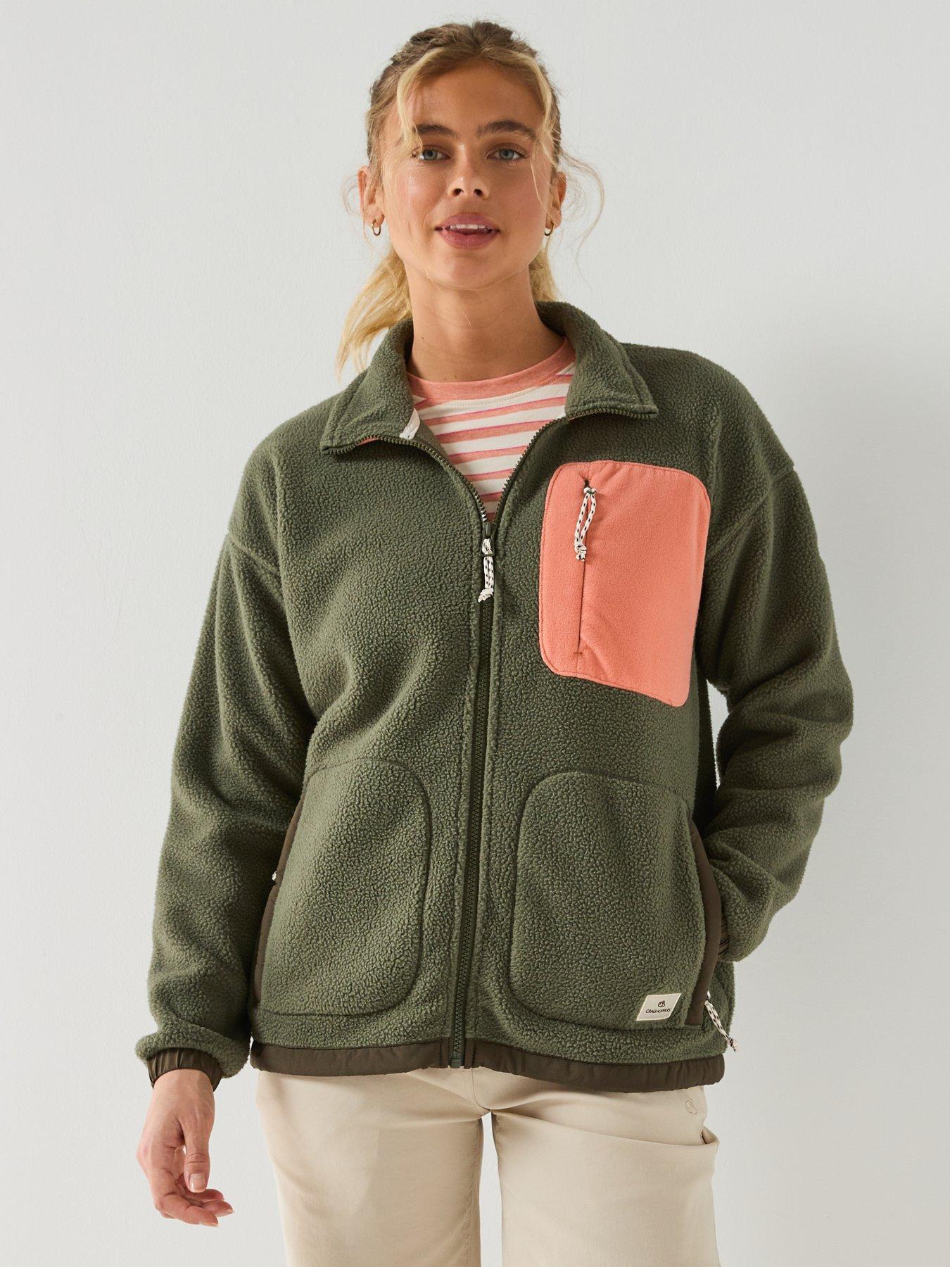 Image 4 of 6 of Craghoppers Womens Sanaa Fleece Jacket - Green