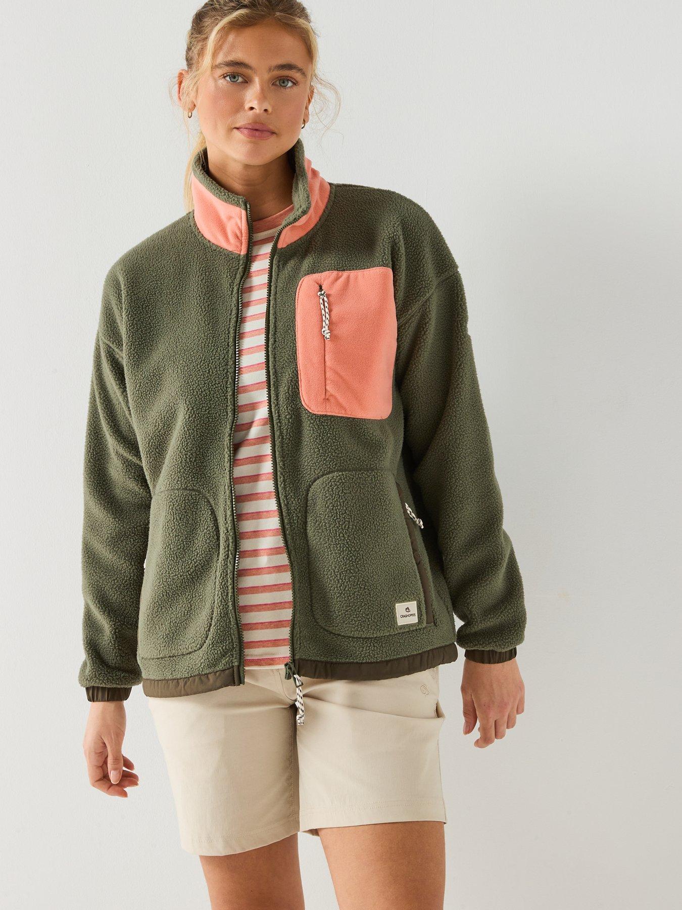 Image 6 of 6 of Craghoppers Womens Sanaa Fleece Jacket - Green