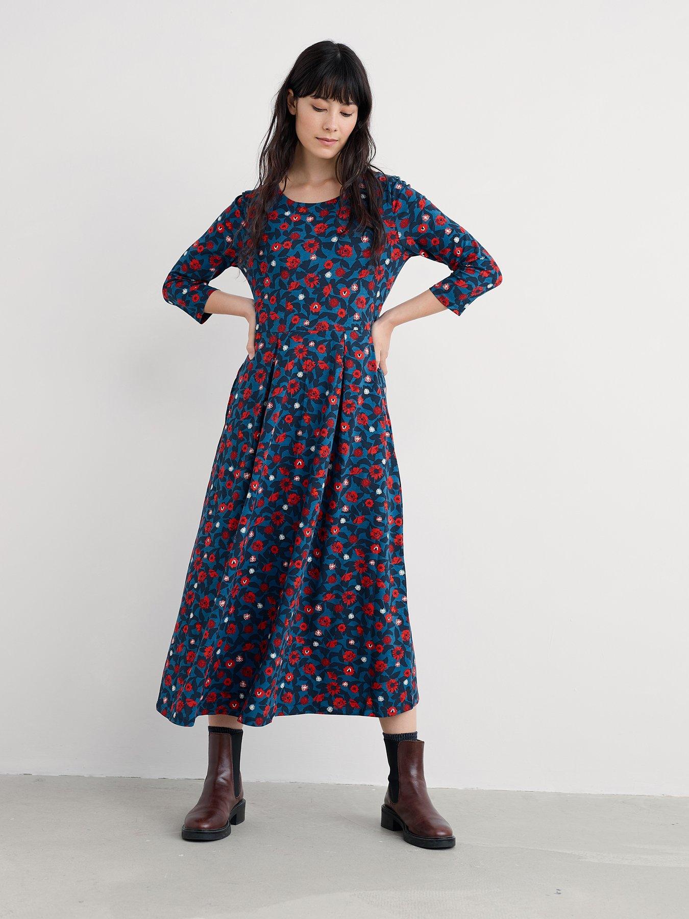 Image 1 of 5 of Seasalt Cornwall Veronica Dress - Purple