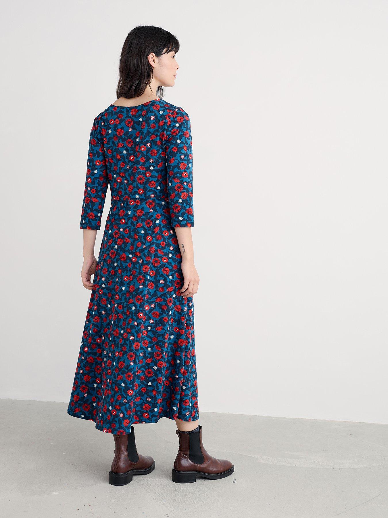 Image 2 of 5 of Seasalt Cornwall Veronica Dress - Purple