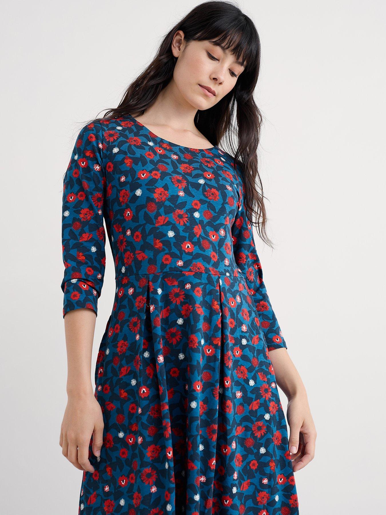 Image 3 of 5 of Seasalt Cornwall Veronica Dress - Purple