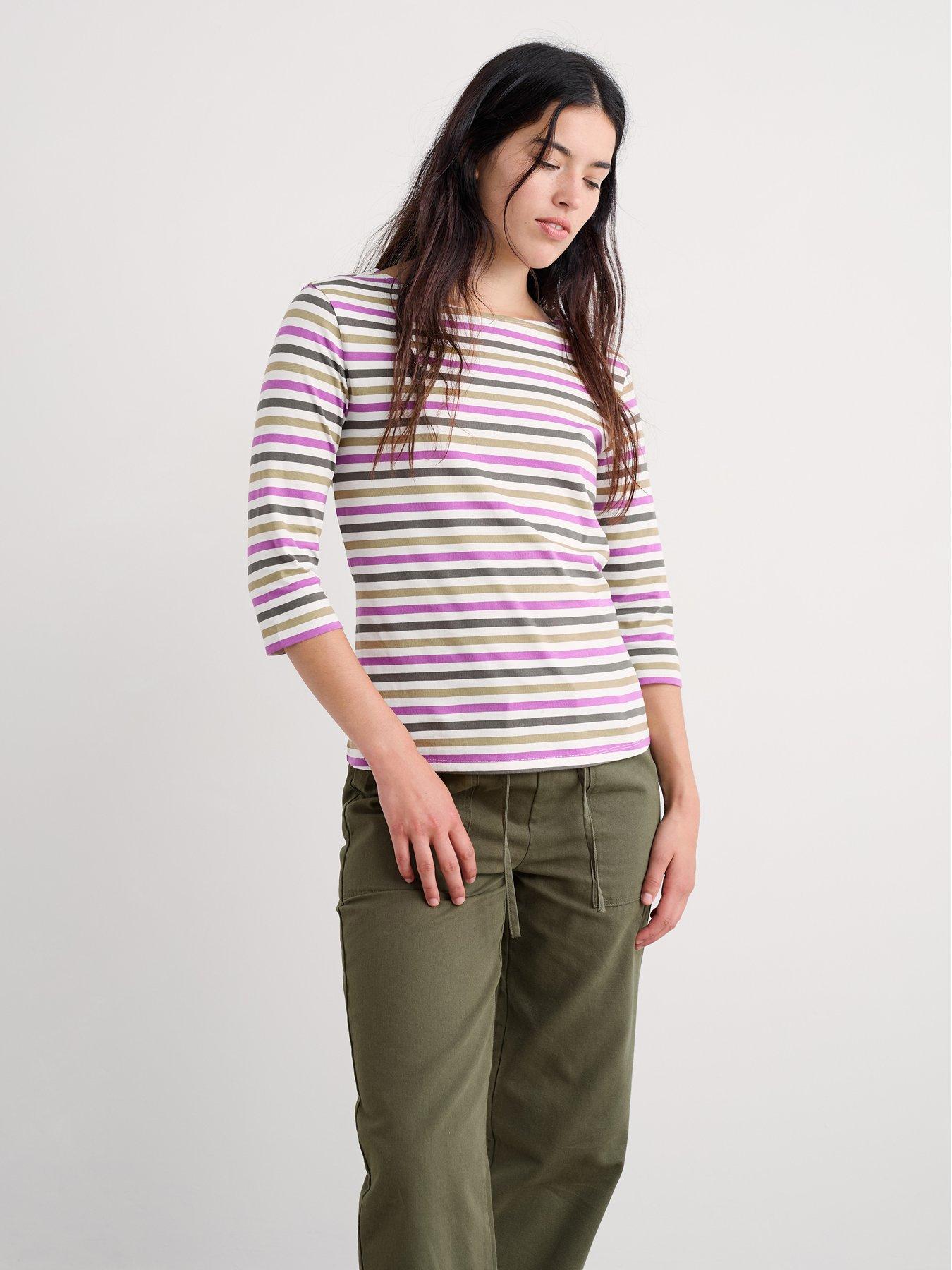 Image 3 of 5 of Seasalt Cornwall Sailor Top - White