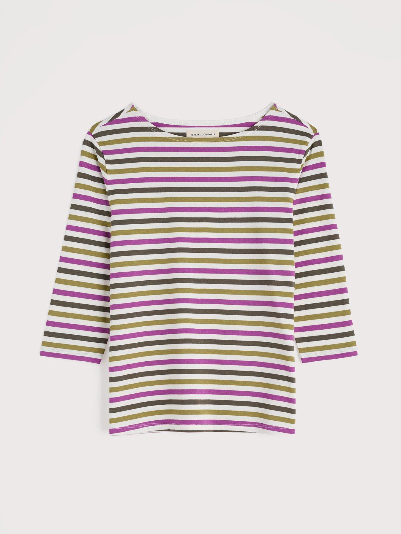 Image 4 of 5 of Seasalt Cornwall Sailor Top - White