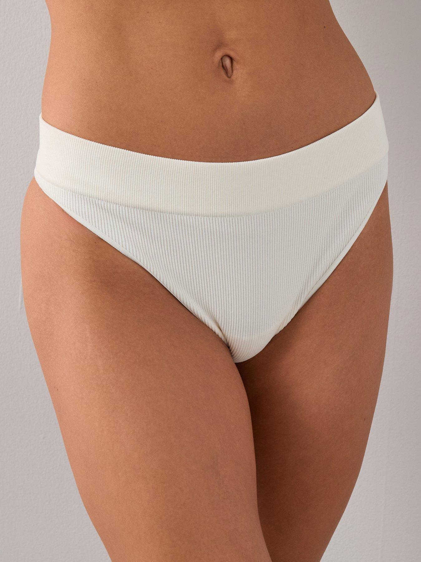 the-very-collection-2-pack-navy-and-cream-seamless-thongdetail