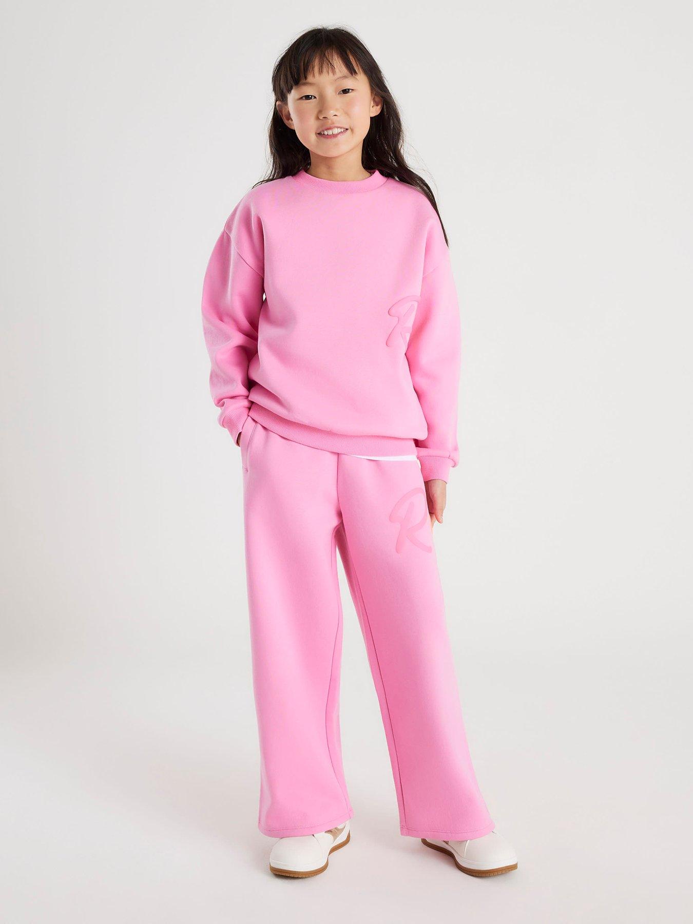 river-island-older-girls-branded-script-sweatshirt-and-joggers-set-pinkfront