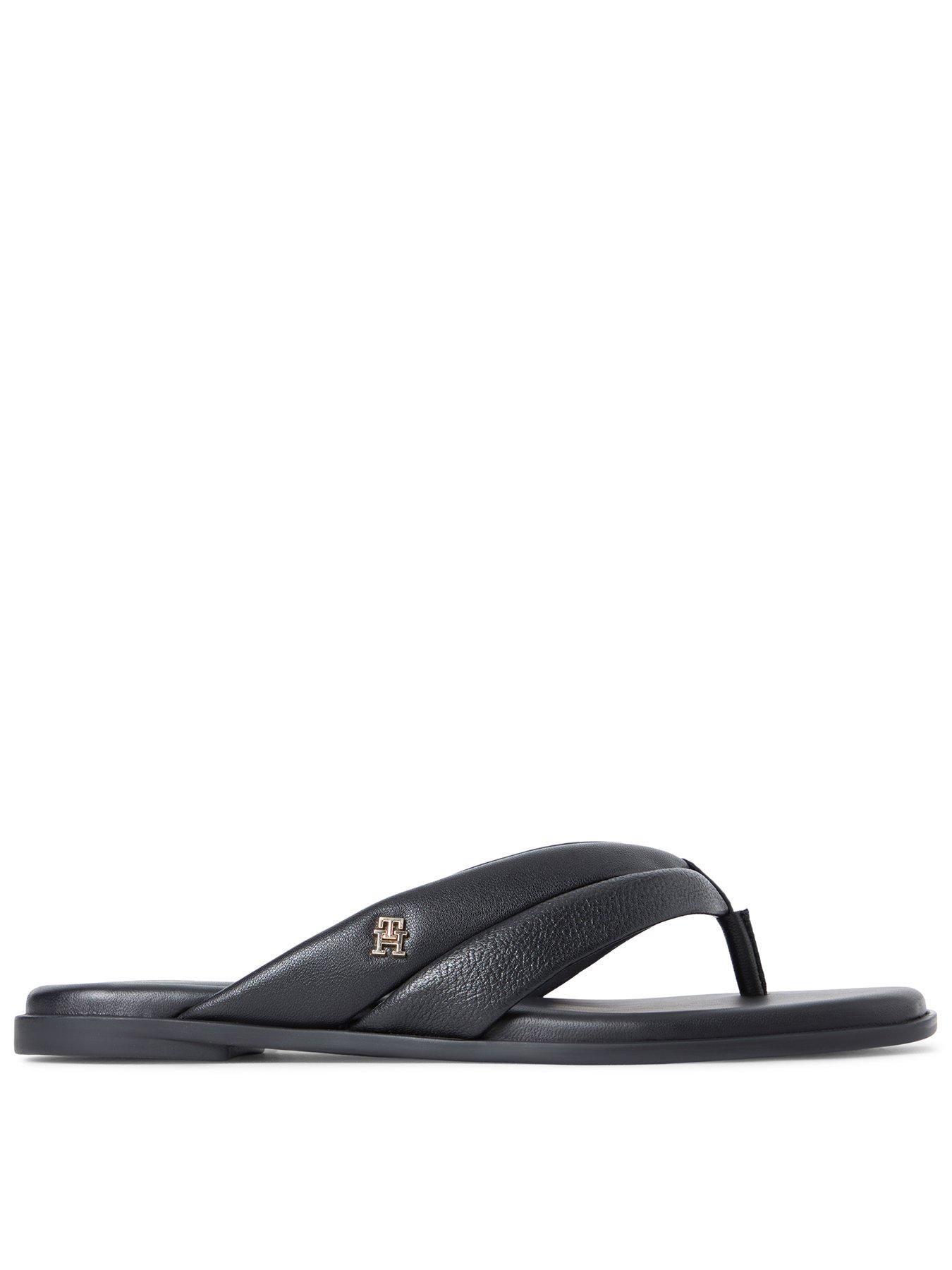 Tommy Hilfiger Elevated Toe Post Lth Sandal