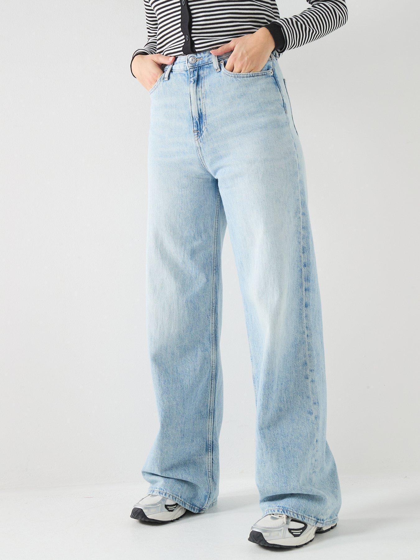 Tommy Jeans Claire Straight Leg Jeans - Blue