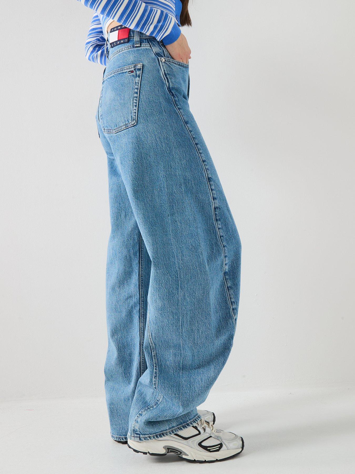 Image 5 of 6 of Tommy Jeans Ella Barrel Leg Jeans - Denim Blue