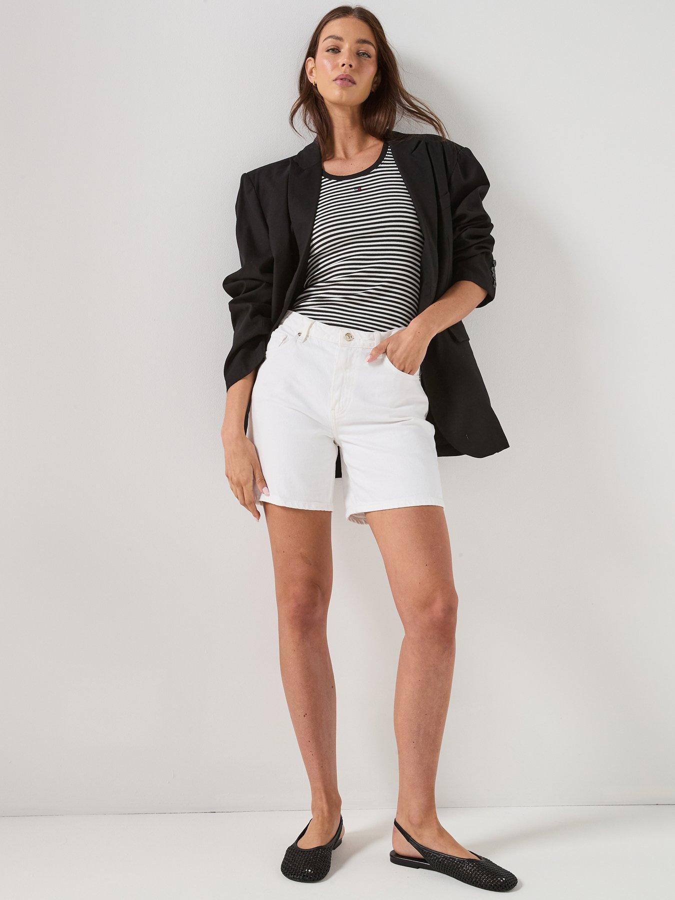 Image 3 of 6 of Tommy Jeans Essential Rib Tank Top - Black