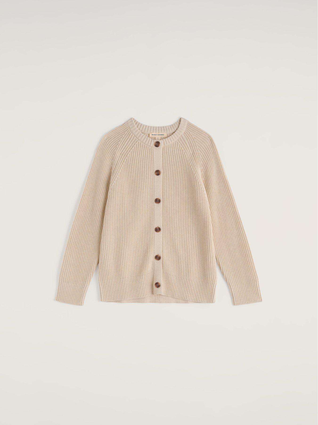 Image 4 of 5 of Seasalt Cornwall Potters Meadow Cardigan - White
