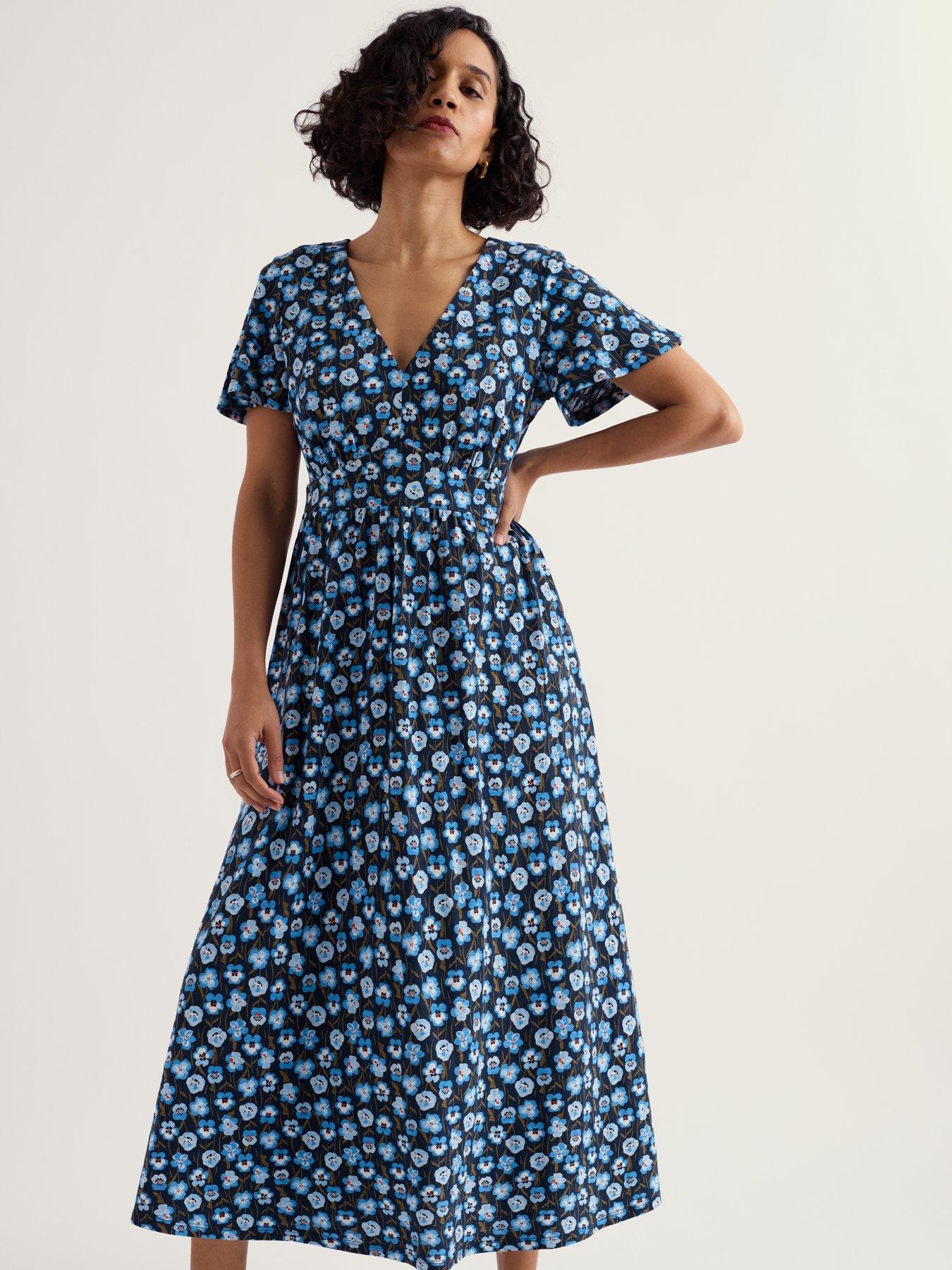 Seasalt Cornwall Chateaux Dress - Blue