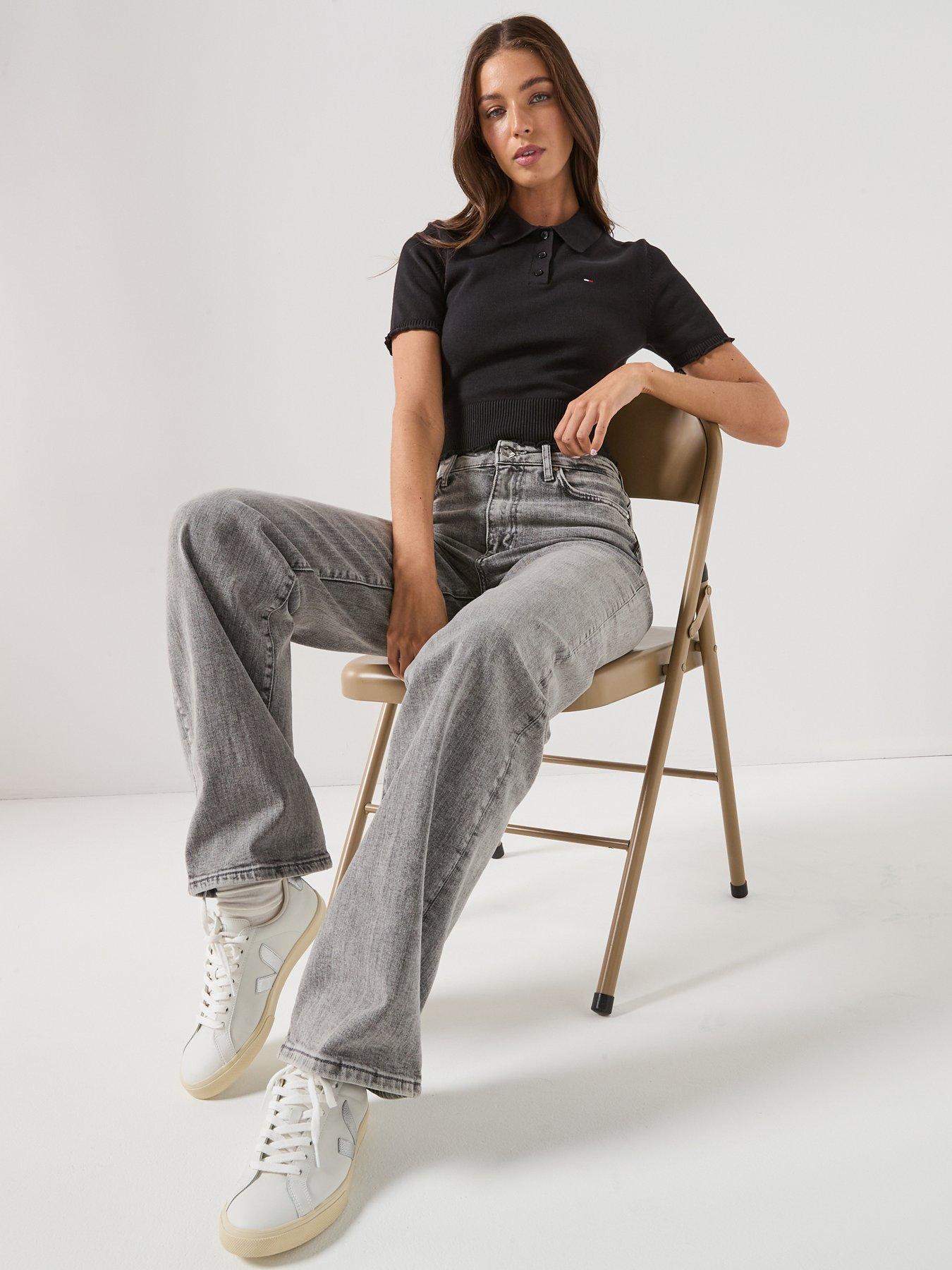 tommy-jeans-cropped-polo-shirt-blackoutfit