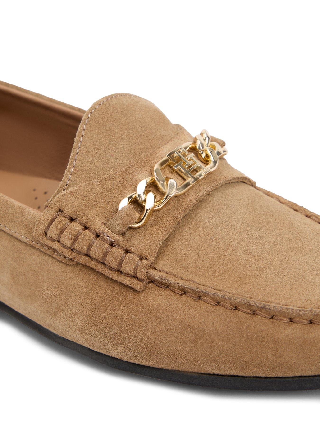 Image 6 of 6 of Tommy Hilfiger Chain Suede Loafer - Green