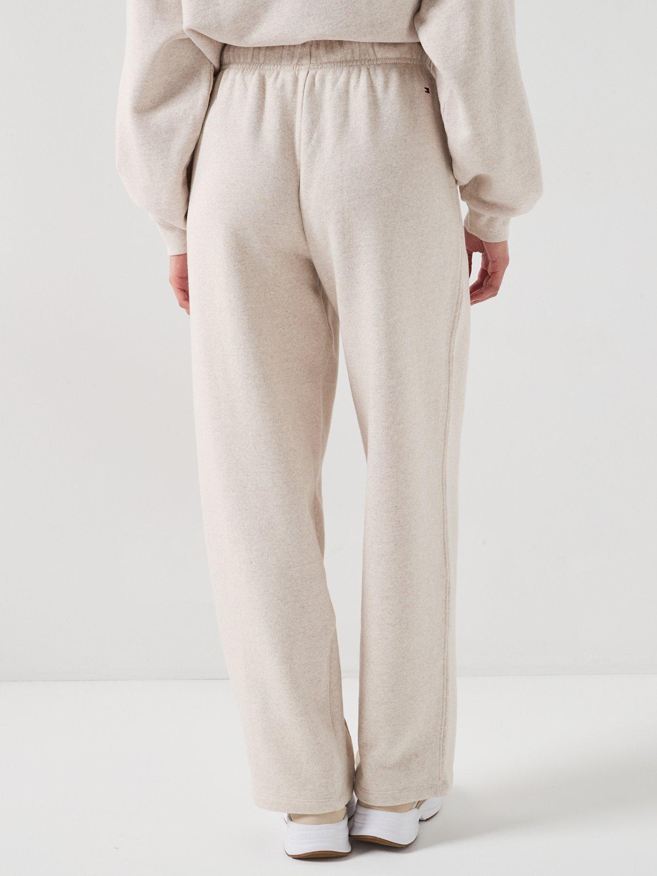 Image 2 of 6 of Tommy Hilfiger Mdrn Script Terry Sweatpants - Beige