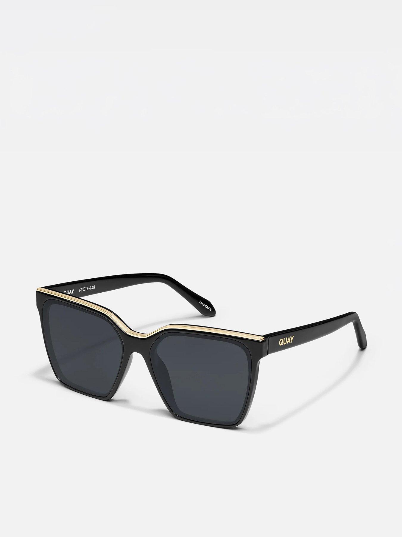 QUAY AUSTRALIA Level Up Sunglasses - Black
