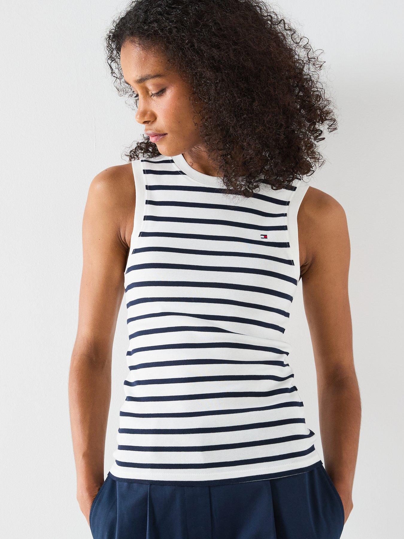 Image 1 of 5 of Tommy Hilfiger Tommy Hilfiger Stripe Tank Top