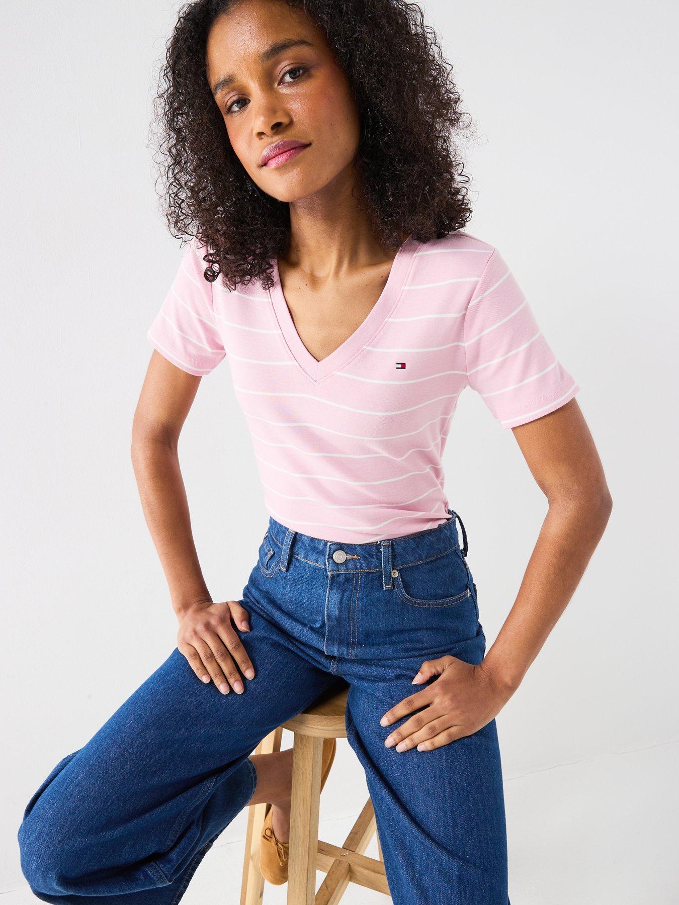 tommy-hilfiger-slim-cody-v-neck-t-shirt-pinkback