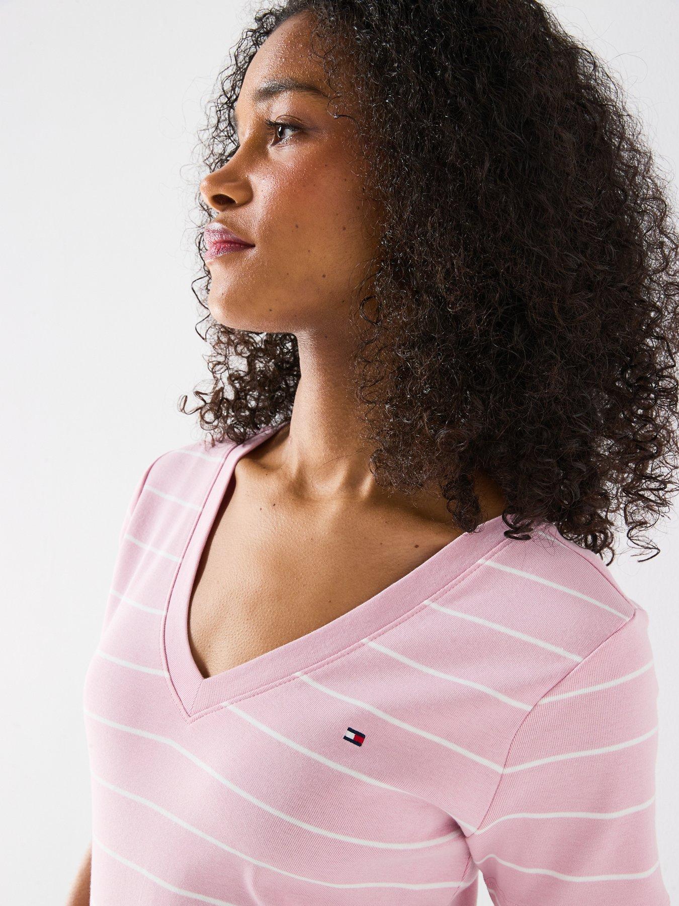 tommy-hilfiger-slim-cody-v-neck-t-shirt-pinkoutfit