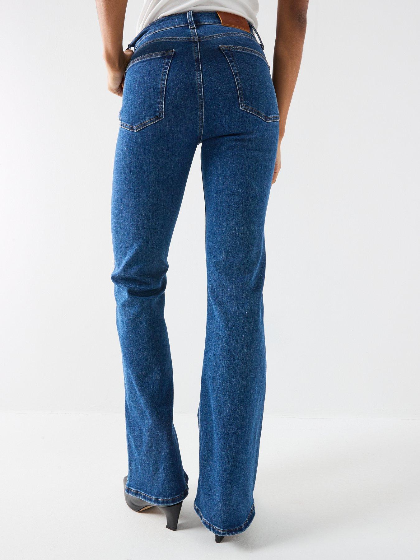 Image 2 of 6 of Tommy Hilfiger Denim Flared Stretch Jeans - Blue