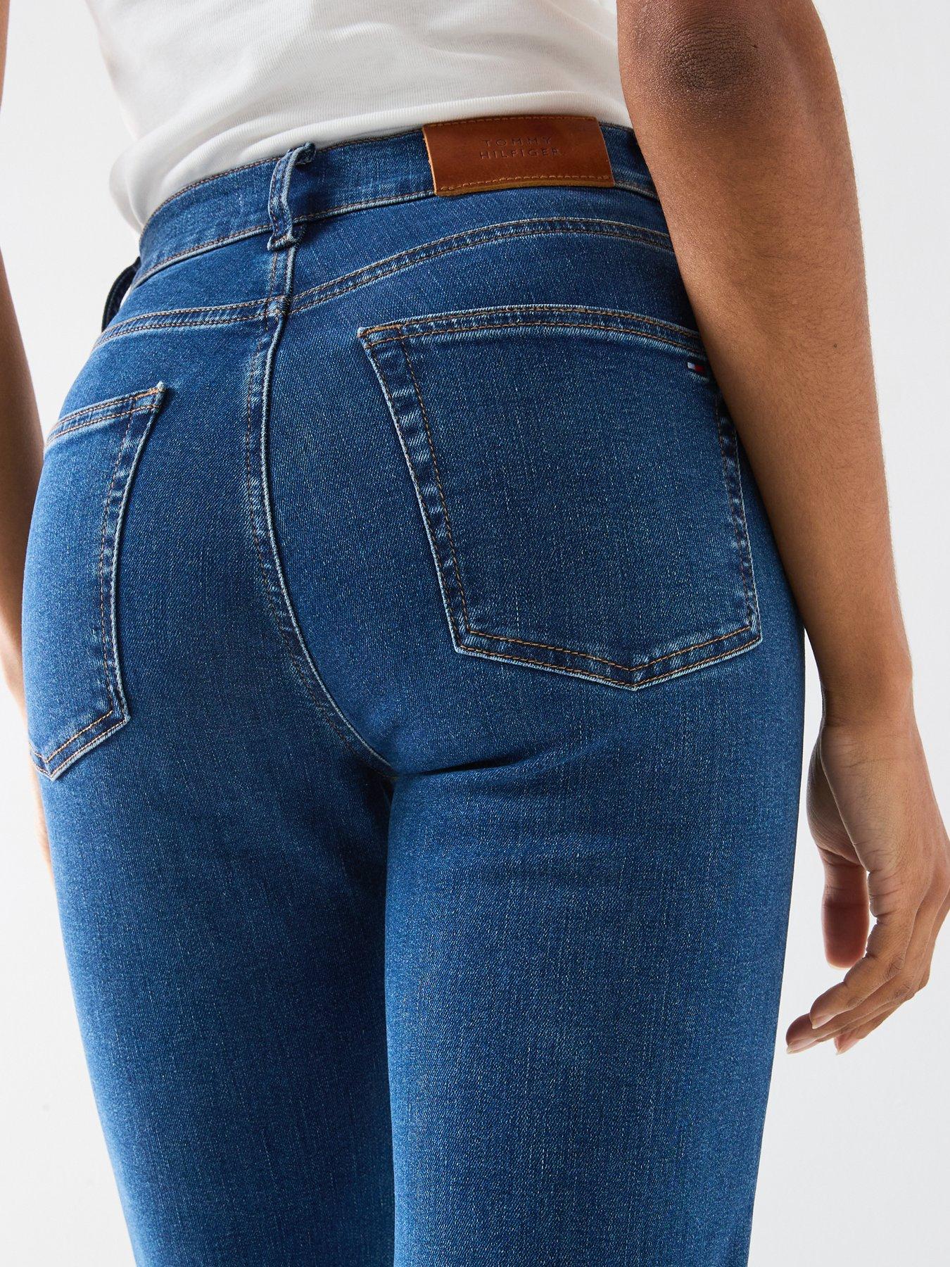 Image 4 of 6 of Tommy Hilfiger Denim Flared Stretch Jeans - Blue