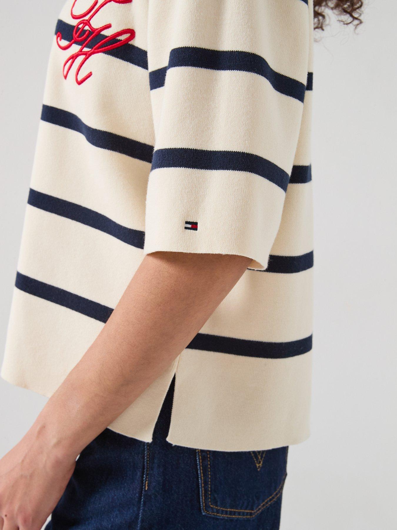 tommy-hilfiger-striped-polo-sweat-top-navydetail