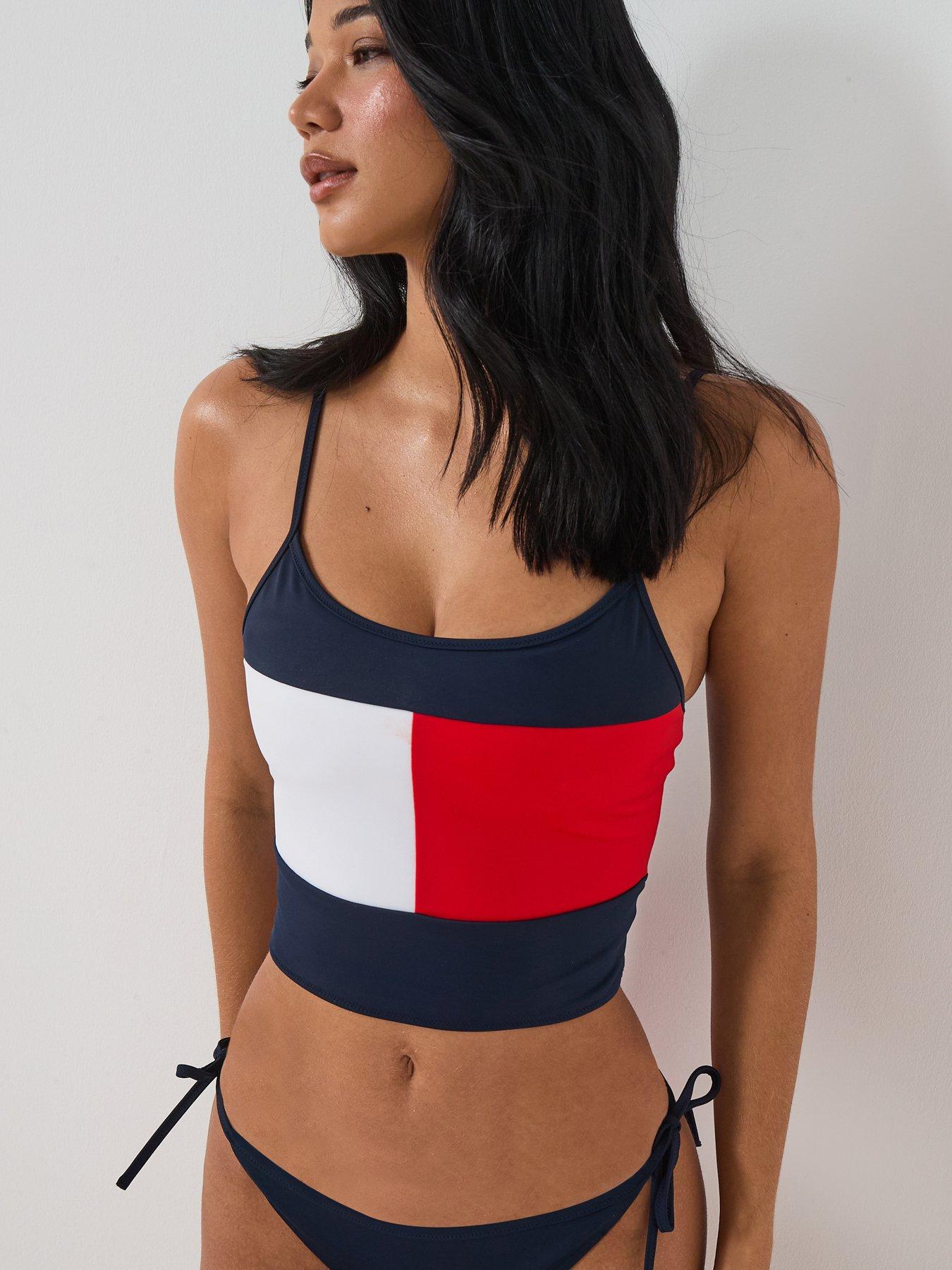 Image 1 of 6 of Tommy Hilfiger Tankini Top - Navy