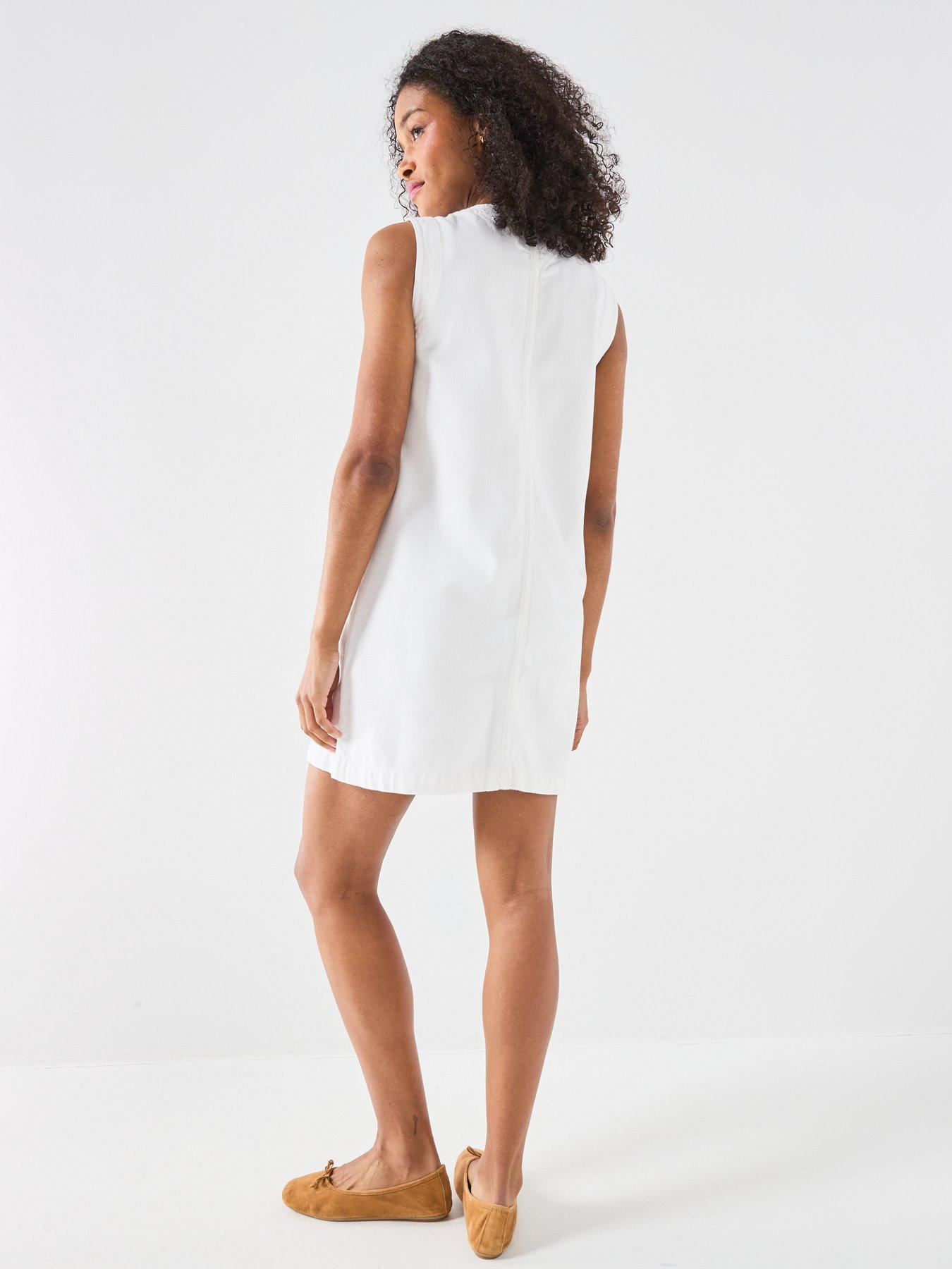 tommy-hilfiger-denim-mini-dress-whitestillFront