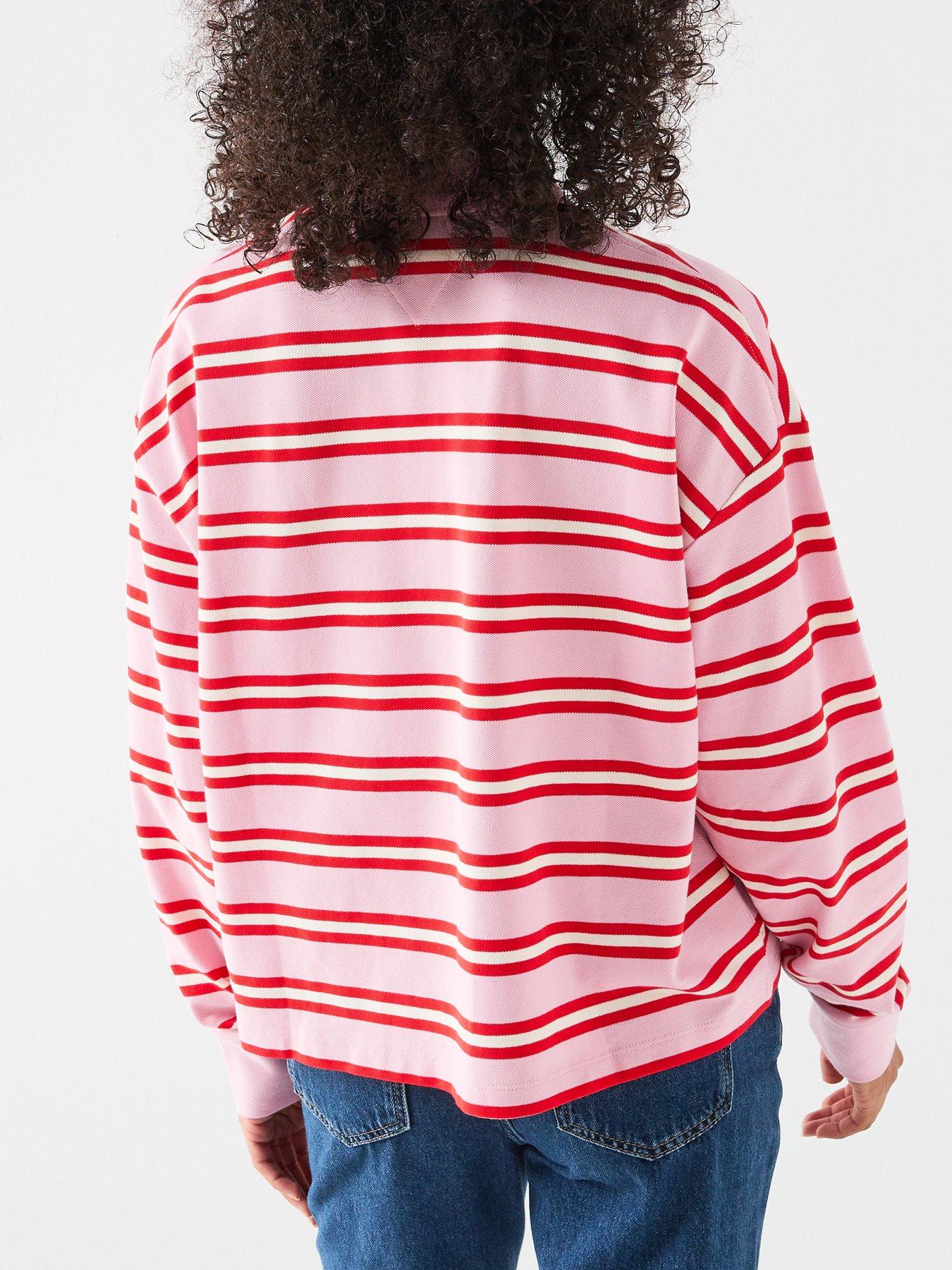 tommy-hilfiger-multi-long-sleeve-striped-polo-top-pinkstillFront