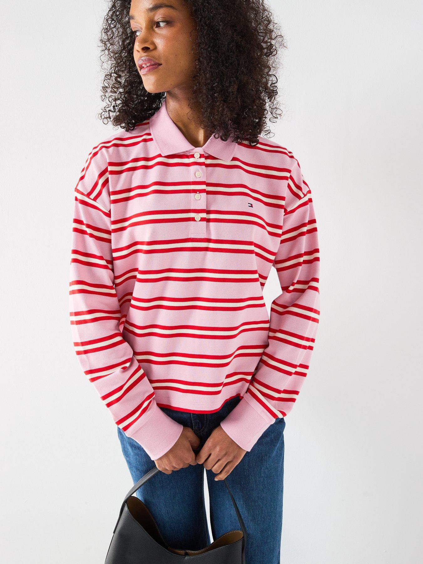 tommy-hilfiger-multi-long-sleeve-striped-polo-top-pinkoutfit