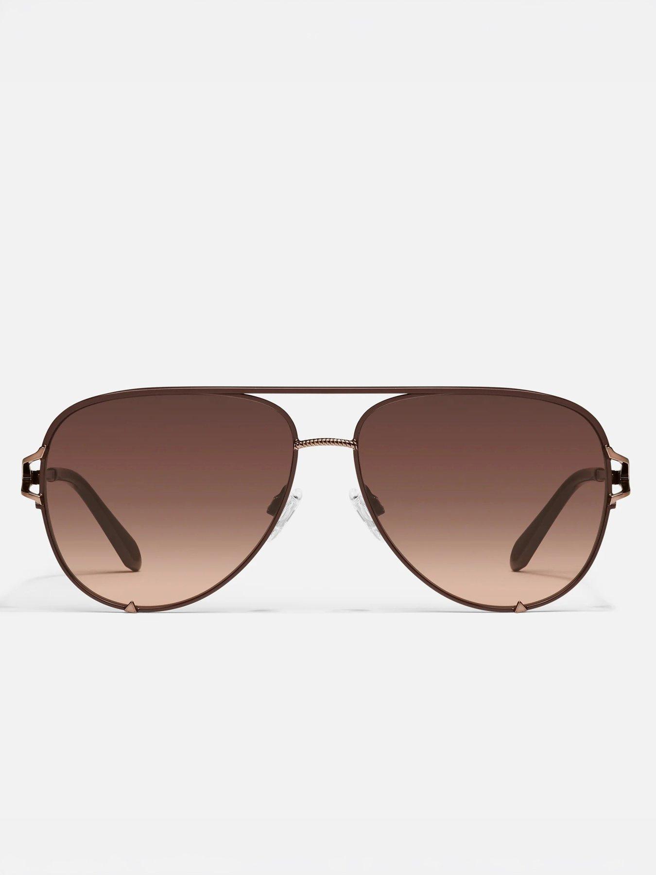 Image 2 of 2 of QUAY AUSTRALIA High Key Twist Sunglasses - Brown